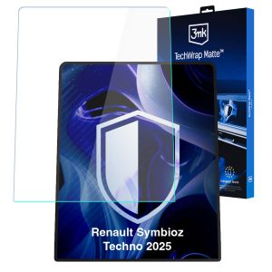 Película protetora mate para o ecrã do painel de instrumentos de Renault Symbioz Techno 2025 - 3mk TechWrap Matte Cluster™