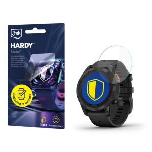 Vidro híbrido para smartwatch Garmin Fenix 7 Pro Solar - 3mk HARDY® Fusion Watch Protection™