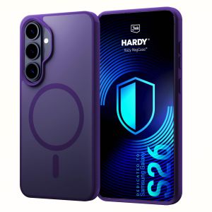 Capa fumada com MagSafe para Samsung Galaxy S26 – 3mk HARDY® Hazy MagCase™ Purple
