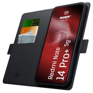 Capa com aba para Redmi Note 14 Pro+ – 3mk HARDY® Foldy Case™