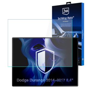 Película de proteção mate para ecrã de navegação para Dodge Durango 2014–2017 8,4" – 3mk TechWrap Matte™ Center Display