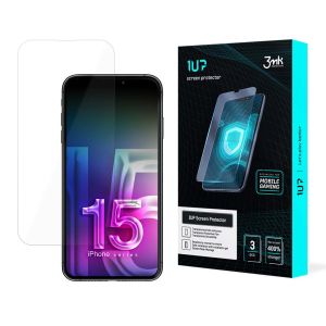 Película de proteç?o para Apple iPhone 15 Pro -proteç?o de ecr? 3mk 1UP (3 unidades)
