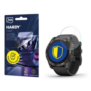 Vidro híbrido para smartwatch Garmin Fenix 7X Pro Solar - 3mk HARDY® Fusion Watch Protection™