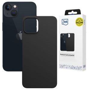 Capa de silicone com MagSafe para Apple iPhone 14 Plus - 3mk HARDY® Mellow MagCase™ Black