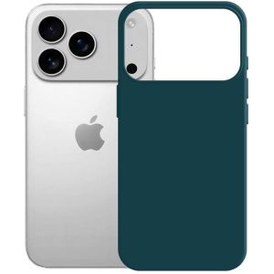 Capa de silicone para Apple iPhone 17 Pro - 3mk HARDY® Mellow Case™ Dark Green
