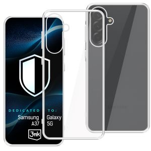 Capa transparente para Samsung Galaxy A37 – 3mk HARDY® Vision Case™