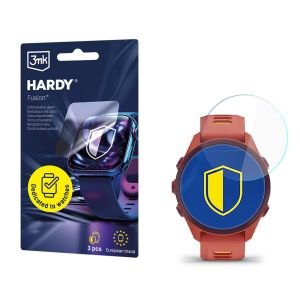 Vidro híbrido para smartwatch Garmin Forerunner 70/ 170/ 170 Music - 3mk HARDY® Fusion Watch Protection™