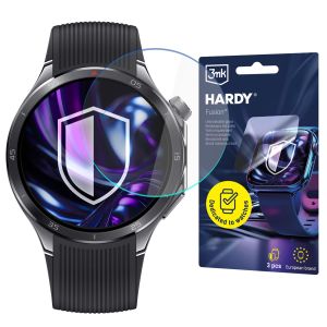 Vidro híbrido para smartwatch OnePlus Watch 3 (47mm) - 3mk HARDY® Fusion Watch Protection™
