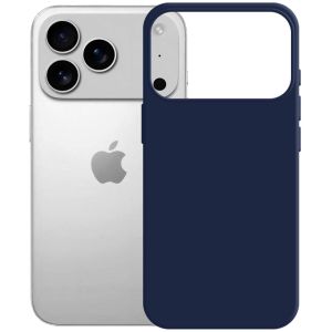 Capa de silicone para Apple iPhone 17 Pro Max - 3mk HARDY® Mellow Case™ Dark Blue