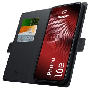 Capa com aba para Apple iPhone 16E/ iPhone 17E – 3mk HARDY® Foldy Case™