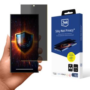 Película de Priveacidade com filtro de privacidade Samsung Galaxy S24 Ultra - 3mk Silky Matt Privacy