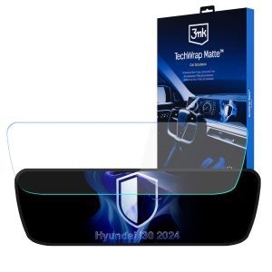 Película protetora mate para o ecrã do painel de instrumentos de Hyundai i30 2024- - 3mk TechWrap Matte Cluster™