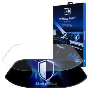 Película protetora mate para o ecrã do painel de instrumentos de Skoda Elroq - 3mk TechWrap Matte Cluster™