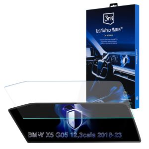 Película de proteção mate para ecrã de navegação para BMW X5 G05 2018-23 – 3mk TechWrap Matte™ Center Display