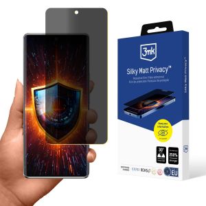 Película de Priveacidade com filtro de privacidade Vivo V50 Lite 4G - 3mk Silky Matt Privacy