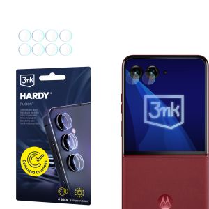 Vidro para a lente da câmara para Motorola Razr 60 Ultra - 3mk HARDY® Fusion Lens Protection™