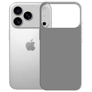 Capa de silicone para Apple iPhone 17 Pro - 3mk HARDY® Mellow Case™ Gray