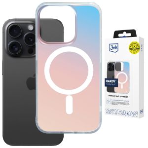 Capa holográfica com MagSafe para Apple iPhone 16 Pro Max - 3mk HARDY® PrisMag Case™