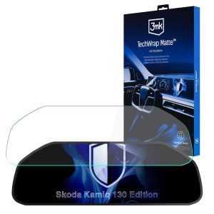 Película de proteção mate para ecrã de navegação para Skoda Kamiq 130 Edition – 3mk TechWrap Matte™ Center Display