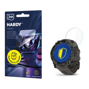 Vidro híbrido para smartwatch Garmin Instinct 3 50mm (Amoled, Solar) - 3mk HARDY® Fusion Watch Protection™