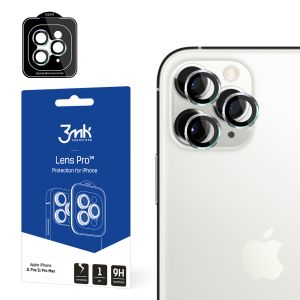 Vidro temperado para lente de câmara para Apple iPhone 11 Pro - 3mk Lens Protection Pro Black