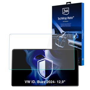 Película de proteção mate para ecrã de navegação para VW ID. Buzz 2024- 12,9" – 3mk TechWrap Matte™ Center Display