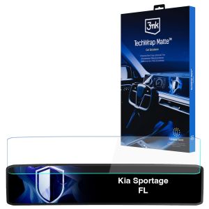 Película de proteção mate para ecrã de navegação para Kia Sportage FL 2025- – 3mk TechWrap Matte™ Center Display