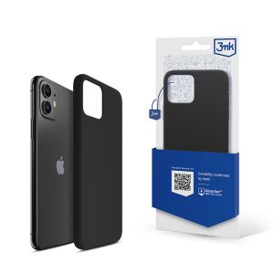 Capa para Apple iPhone 11 - 3mk Silicone Case Preto
