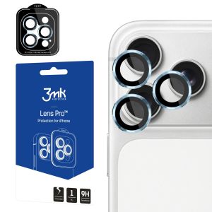 Vidro temperado para lente de câmara para Apple iPhone 17 Pro/ iPhone 17 Pro Max - 3mk Lens Protection Pro Black