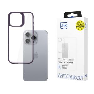 Capa para Apple iPhone 16 Pro Max - 3mk Satin Armor Case+ Roxo