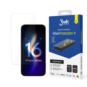 Película de proteç?o anti-impacto para Apple iPhone 16 - 3mk SilverProtection+