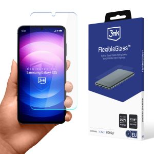 Vidro híbrido inquebrável para Samsung Galaxy S25 - 3mk FlexibleGlass™