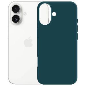 Capa de silicone para Apple iPhone 17 - 3mk HARDY® Mellow Case™ Dark Green