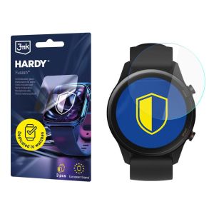 Vidro híbrido para smartwatch Xiaomi Mi Watch Color Amoled - 3mk HARDY® Fusion Watch Protection™