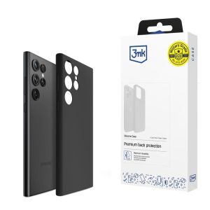 Capa para Samsung Galaxy S24 Ultra - 3mk Silicone Case Preto