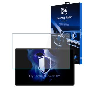 Película de proteção mate para ecrã de navegação para Hyundai Tucson 8 inches (2020-2024) – 3mk TechWrap Matte™ Center Display
