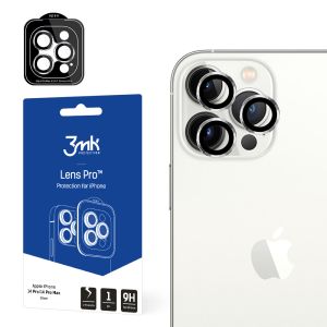 Vidro temperado para lente de câmara para Apple iPhone 14 Pro - 3mk Lens Protection Pro Black