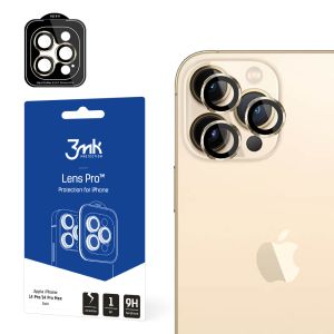 Vidro temperado para lente de câmara para Apple iPhone 14 Pro - 3mk Lens Protection Pro Black