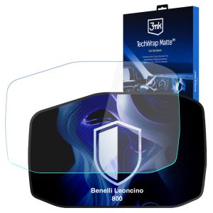 Película de proteção mate para ecrã de navegação para Benelli Leoncino 800 – 3mk TechWrap Matte™ Center Display