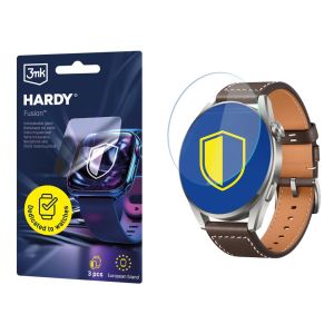 Vidro híbrido para smartwatch Huawei Watch 3 Pro - 3mk HARDY® Fusion Watch Protection™