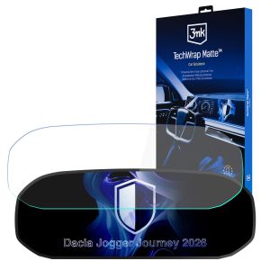Película protetora mate para o ecrã do painel de instrumentos de Dacia Jogger Journey 2026 - 3mk TechWrap Matte Cluster™