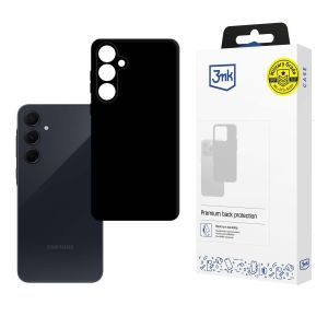 Capa de silicone para Samsung Galaxy A35 5G - 3mk HARDY® Mellow Case™ Black
