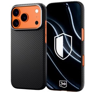 Capa de fibra de aramida com MagSafe para Apple iPhone 17 Pro - 3mk HARDY® Aramid MagCase™