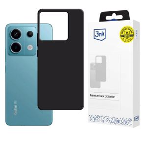 Capa de silicone para Redmi Note 13 Pro 5G - 3mk HARDY® Mellow Case™ Black