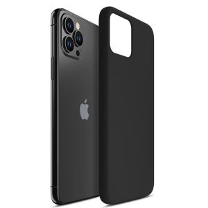 Capa de silicone para Apple iPhone 11 - 3mk HARDY® Mellow Case™ Black