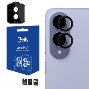 Vidro temperado para lente de câmara para Samsung Galaxy S25 Edge - 3mk Lens Protection Pro Black