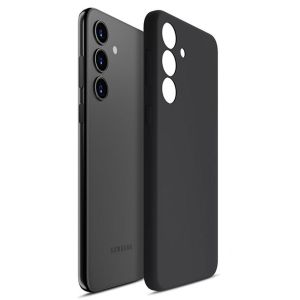 Capa de silicone para Samsung Galaxy A54 5G - 3mk HARDY® Mellow Case™ Black