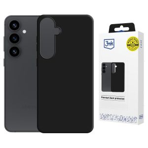 Capa de silicone com MagSafe para Samsung Galaxy S25+ - 3mk HARDY® Mellow MagCase™ Black