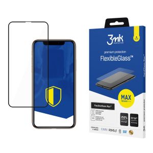 Vidro híbrido inquebrável para Apple iPhone 11 Pro Max - 3mk FlexibleGlass Max