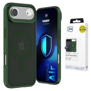 Capa fumada com MagSafe para Apple iPhone Air – 3mk HARDY® Hazy MagCase™ Green